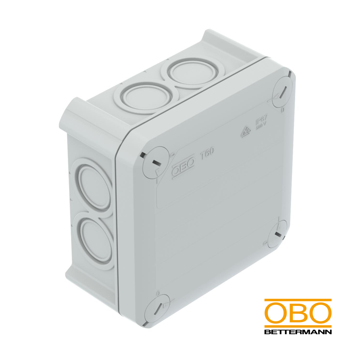OBO Junction Box T60, with Knock-Out Entries