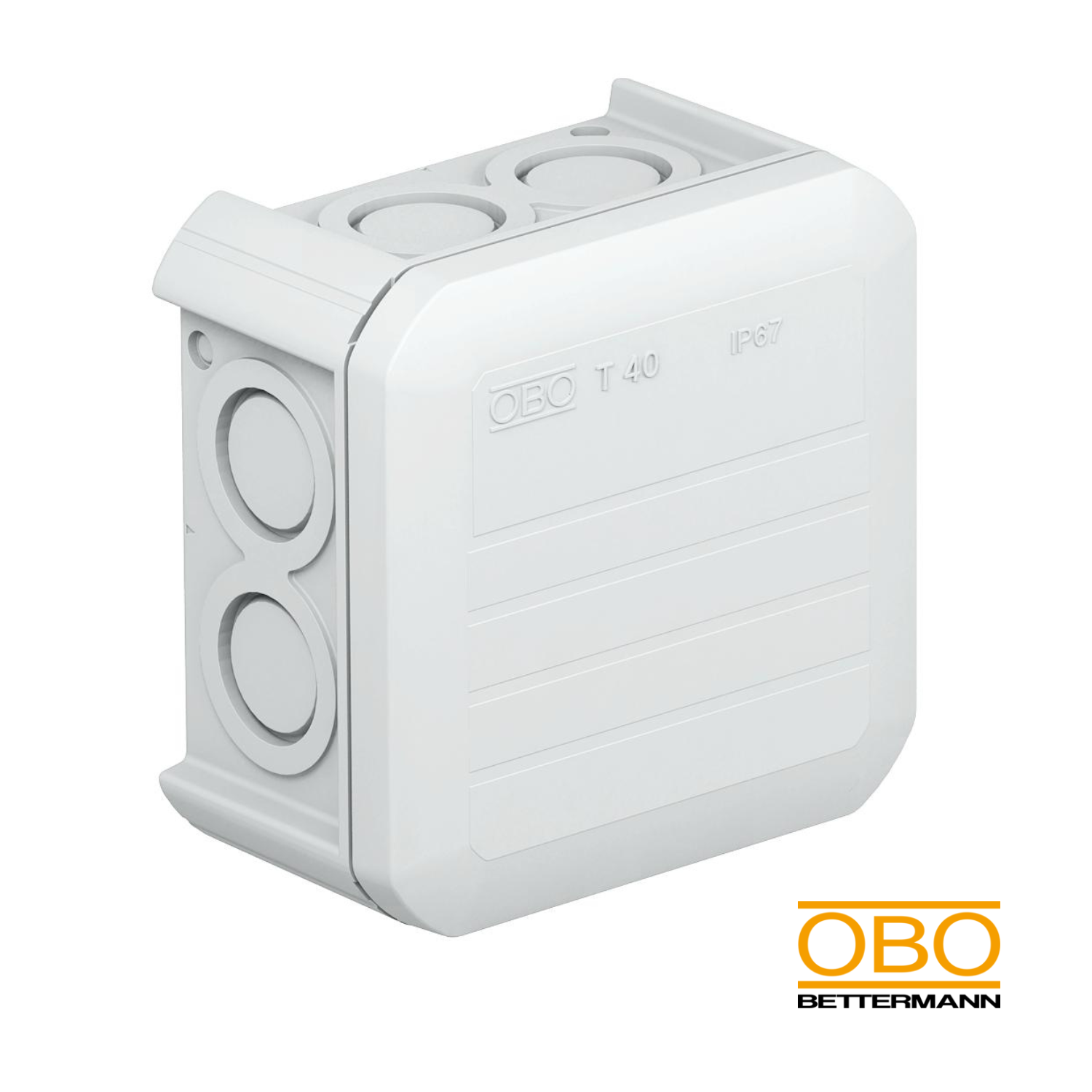OBO Junction Box T40 with Pre-marking, Closed